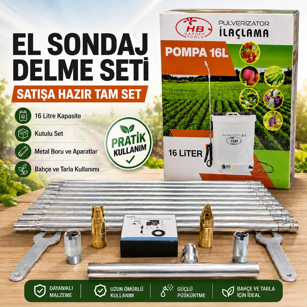 Karot Dünyası 4000 W Prof. Elektrikli Sehpalı Karot Makinesi 5 Mt. Set